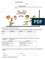 First English Exam For Ms 1 Name: .. Class: .. Maggie's Family