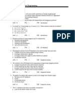 Integer Linear Programming