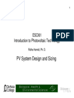 Esci 61 PV System Design and Sizing Slides