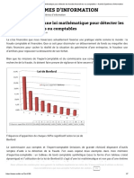 La Loi de Benford - Une Loi Mathématique Pour Détecter Les Fraudes Financières Ou Comptables - Audit & Systèmes D'information