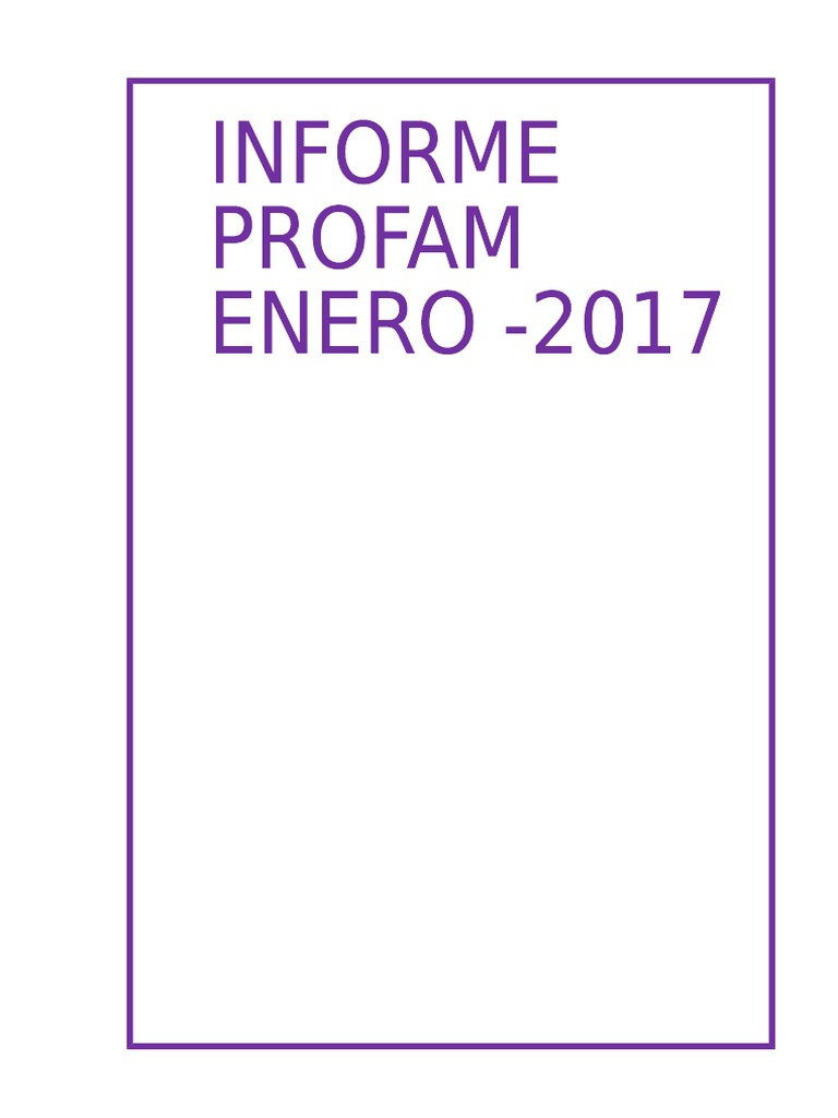 Profam Enero 2017
