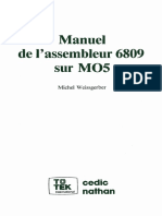 Manuel de L'assembleur 6809 Sur MO5
