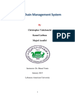 Supply Chain Management System (Report)