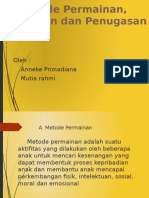 Metonde Permainan, Latihan Dan Penugasan