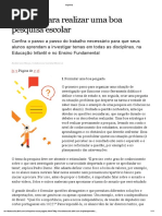 5 Etapas Para Realizar Uma Boa Pesquisa Escolar