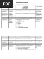 4th and 5th Grade Instrumental Rubric