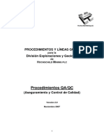 QAQC Procedimientos Version 2