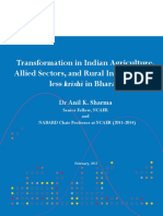 1428292217NCAER NABARD Paper - Tranformation in Indian Agriculture, Allied Sectors... (1)