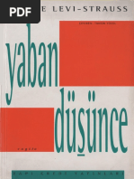 Claude Levi-Strauss - Yaban Düşünce PDF