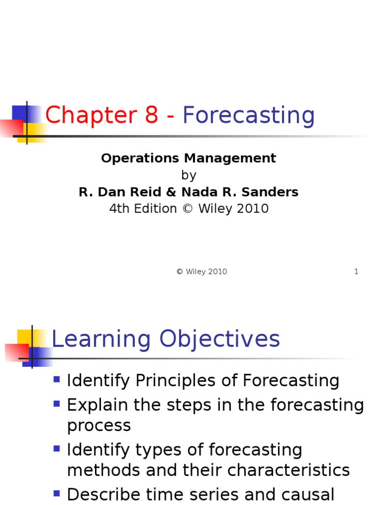 Opm101chapter8 000 | PDF | Forecasting | Errors And Residuals
