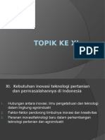 Topik Ke XI (Kuliah Ke 13)