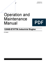 Operation and Maintenance Manual: 1206E-E70TTA Industrial Engine