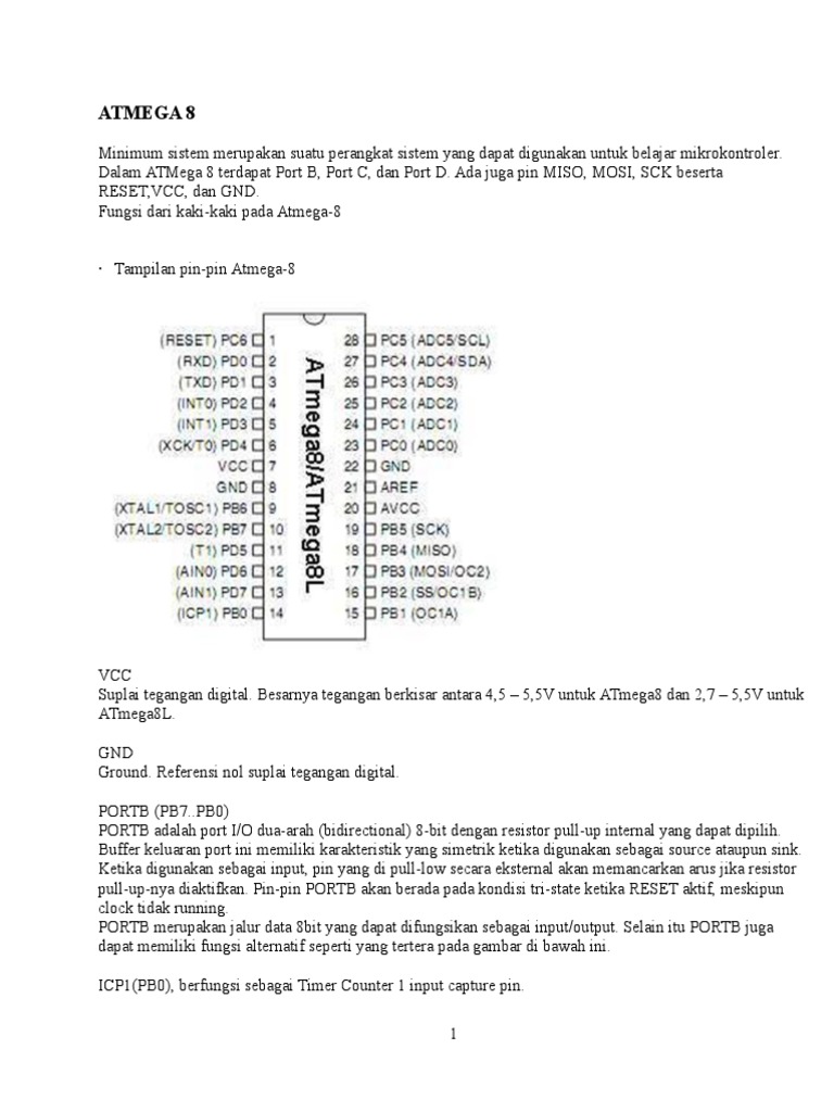 Atmega 8 | PDF | Komputer