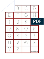 Alphabet Tracing 1