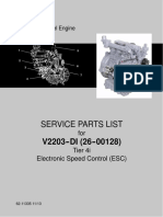 Diesel Engine Service Parts List