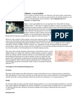 Electrochemical Dyeing of Cellulosics