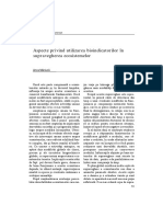 ARTICOL-Aspecte Privind Utilizarea Bioindicatorilor În Supravegherea Ecosistemelor PDF