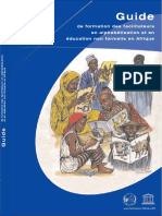 Guide de formation des formateurs en an alphabétisation et en éducation non formelle en Afrique  