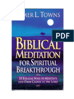 BIBLICAL MEDITATIONeditedetowns PDF