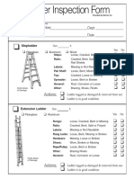 Ladder Inspection Form PDF