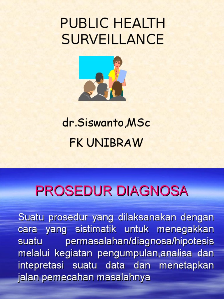 Public Health Surveillance PDF Medical Diagnosis Epidemiology