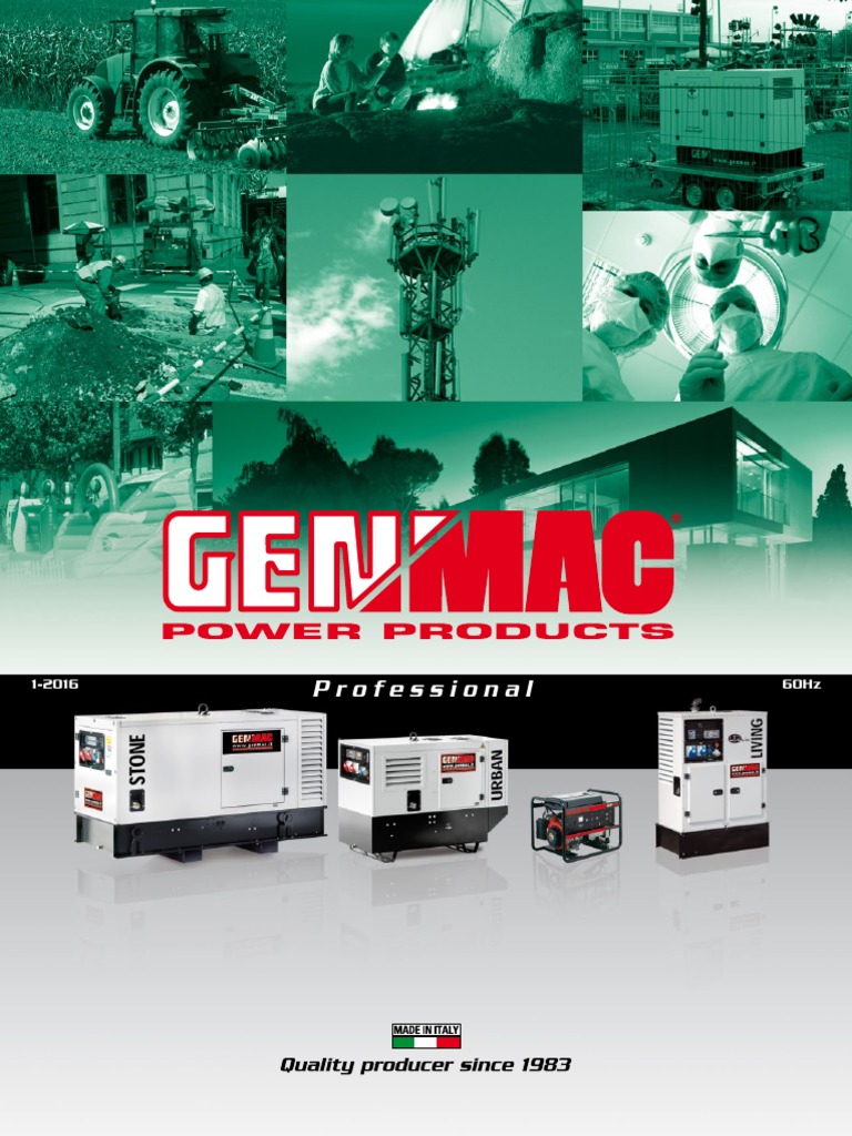 Productos de Calidad GENMAC 2023 | PDF | Motores | Energia electrica