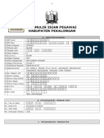 Formulir Isian Pegawai