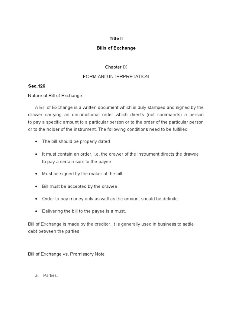 Nego Negotiable Instrument Promissory Note