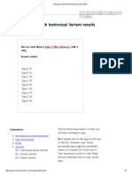 Enneagram Test With Instinctual Variant Results