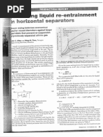 Predicting Liquid Re-Entrainment in Horizontal Separators