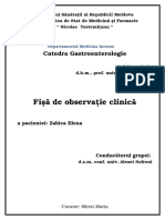 Fisa Gastrologie