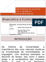 Bioacústica e Ecolocalização