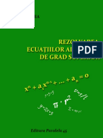 Rezolvarea Ecuatiilor Algebrice de Grad Superior-Securizat-1903-7 PDF