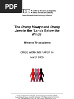 Download The Orang Melayu and Orang Jawa in the Lands Below the Winds Indonesian and Malay by Paw Siriluk Sriprasit SN33923143 doc pdf