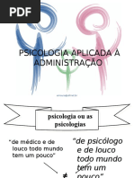 Introducao a Psicologia Administracao