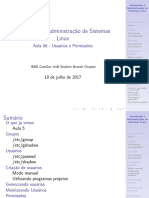 Aula06 - Introdução à Administração de Sistemas Linux