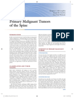 Primary Malignant Tumors of The Spine: Gregory S. Mcloughlin Daniel M. Sciubba Jean-Paul Wolinsky
