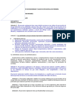 Reglamento de Seguridad y Salud Ocupacional en Min