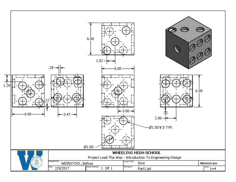 Intro to Engineering Design Dice | PDF