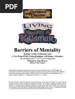 Kingdoms of Kalamar - Living Kalamar - Barriers of Mentality