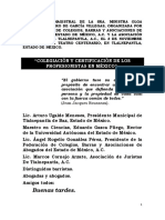 "Colegiación y Certificación de Los Profesionistas en México