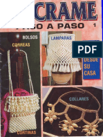 Revista Macrame Paso A Paso Nº 1 PDF