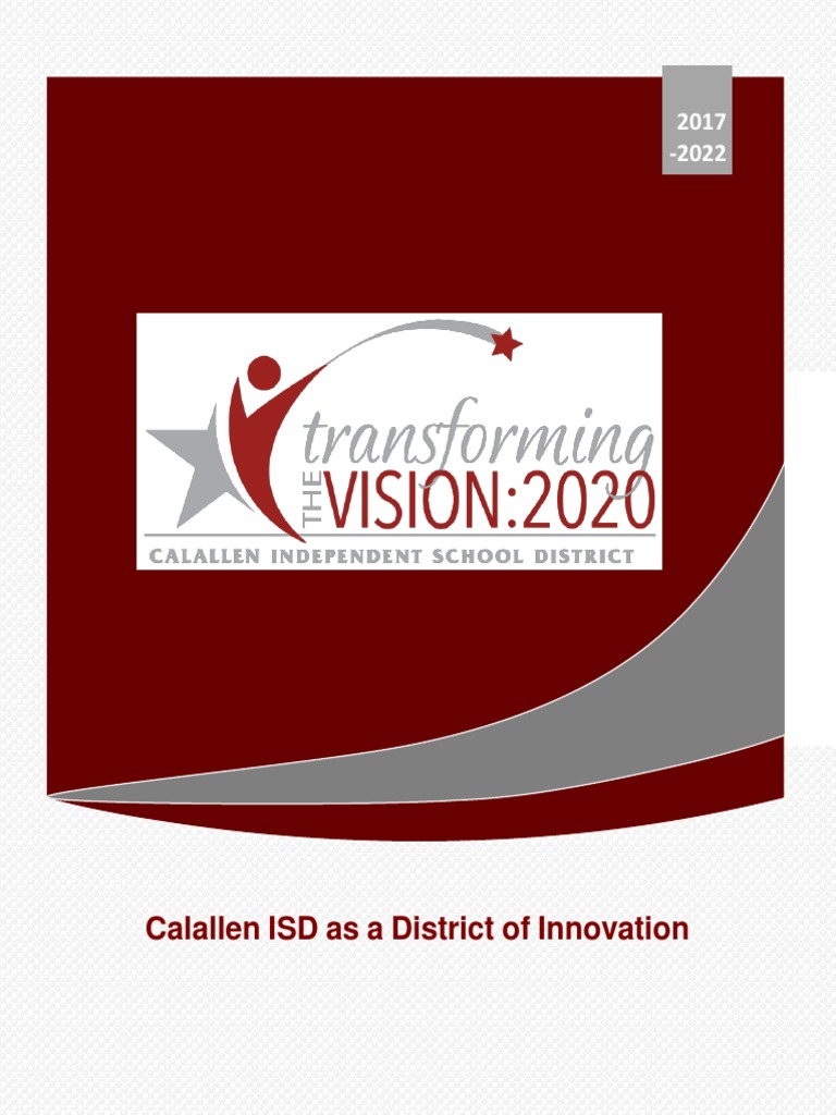 Calallen ISD As A District of Innovation | PDF | Secondary School