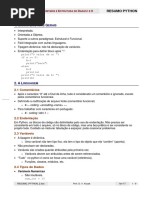 Resumo Python 2