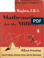 Hogben - Mathematics For The Millions - 4th Ed 1968 PDF