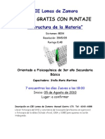 Afiche Lomas Curso Estructura de La Materia