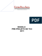 Modelo Pre Projeto