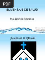 3. El Mensaje de Salud y La Iglesia Saludable