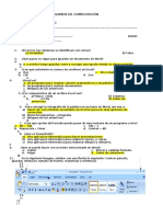 Examen de Computación