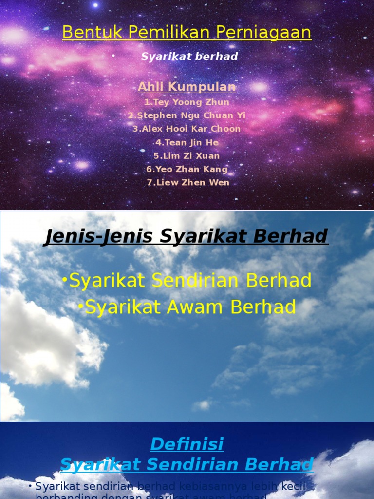 Bentuk Pemilikan Perniagaan Syarikat Berhad Pdf